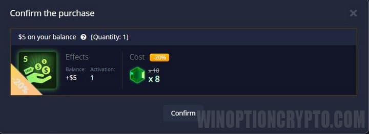 buying crystals on the pocket option market